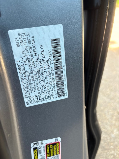 Honda Odyssey 2023